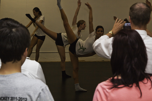 ConDanzas dancers perform to a crowd of mostly friends and family.