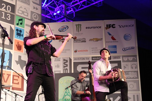 Bajafondo on the Radio Day Stage at Austin Convention Center