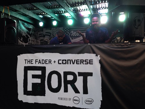 Fader Fort opening night: DJs, steak sliders and Blue Hawaiians