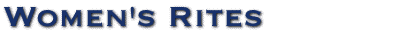 Women's Rites